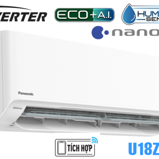 Điều hòa Panasonic 18.000BTU 1 chiều inverter U18ZKH-8