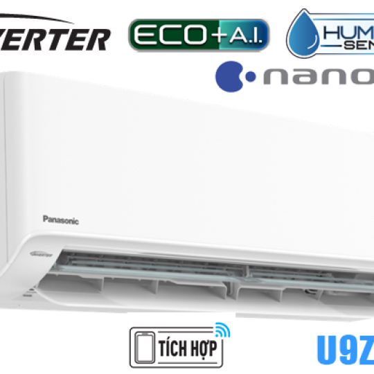 Điều hòa Panasonic 9.000BTU 1 chiều inverter U9ZKH-8